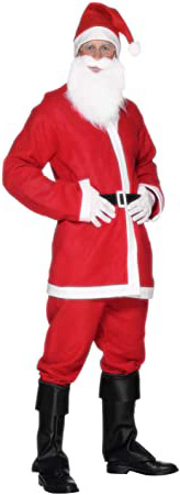 Smiffy's-20841L Santa Disfraz de Papá