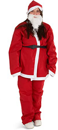 5 Piezas Traje Papá Noel
