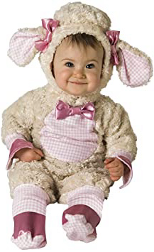 Rubies - Disfraz de oveja para niños, talla bebé 1-2 años (Rubie's 885354-T)
