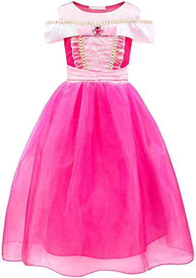 AmzBarley Disfraz Princesa Vestido Niña
