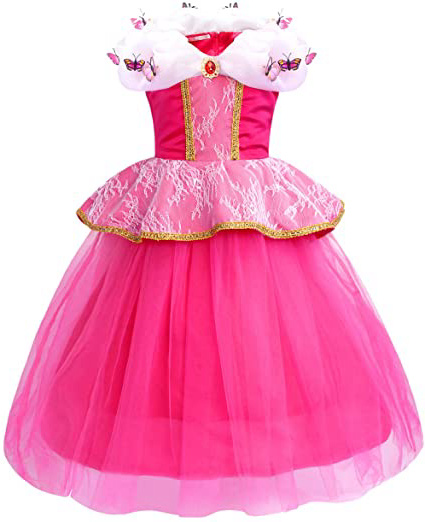 AmzBarley Disfraz Princesa Vestido Niña