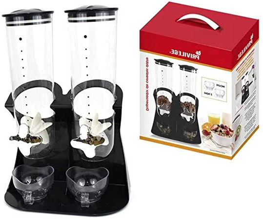 Privilege Dispensador, Negro, 10 x