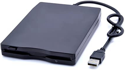 Elegante lector de disquetes externo