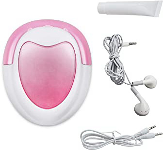 Sotech - Monitor de Latidos del Bebé, Sistema de Escucha Prenatal Digital, Rosado, EN 60601-1 Norm, con Gel, Material: Plástico ABS, Frecuencia del ultrasonido: 3 MHz