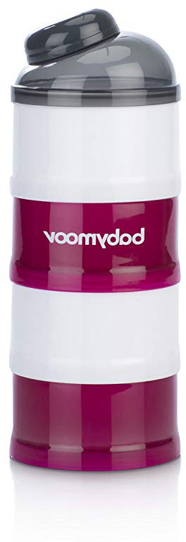Babymoov Babydose A004212 - Dosificador de leche en polvo, color cereza