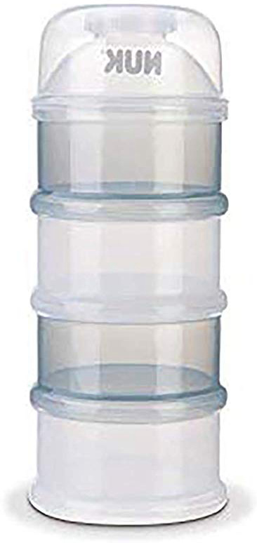 Nuk 710393 - Bote para la leche en polvo, color rosa, azul o blanco (surtido, 1 unidad)