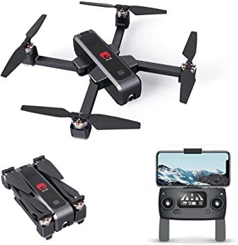 EACHINE EX3 Drone 2k GPS, Drone Profesional con Camara 2k, Drone Brushless Motor, Drone GPS 5G, WiFi FPV Drone Tiempo Real, Flujo Óptico OLED Conmutable Remoto Drone Plegable Drone RC Quadcopter RTF
