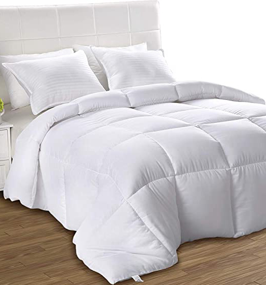 Utopia Bedding - Primavera-Verano Edredón de Fibra - Fibra Hueca Siliconada, 680 gramo (Primavera-Verano, Cama 80/90)