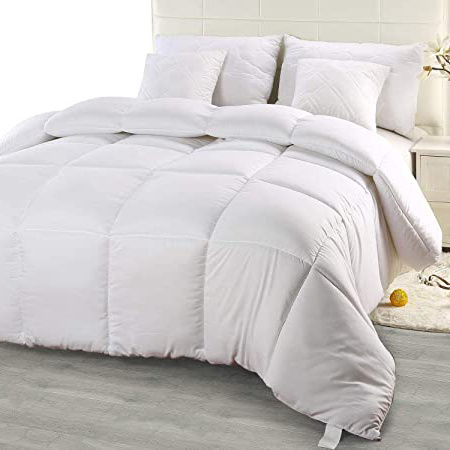Utopia Bedding - Edredón de Fibra, Fibra Hueca siliconada, 1500 gramo (Blanco, Cama 105-200 x 200 cm)