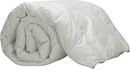 Pikolin Home - Edredón/Relleno nórdico natural de plumón de oca 92%, funda 100% algodón de percal, 250gr/m², 240x220cm-Cama 150/160 (Todas las medidas)