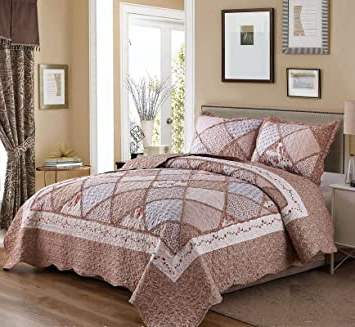 VIVILINEN Colchas de Patchwork Colcha