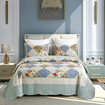 VIVILINEN Colchas de Patchwork Colcha