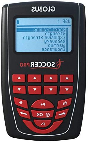 Globus G4228 - Electroestimulador Soccer Pro, Unisex, Adulto, Negro, único