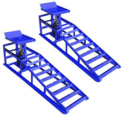 HENGMEI Rampas de elevación para vehículos Rampas de carga caballete de trabajo hidráulico para Mantenimiento de Coche