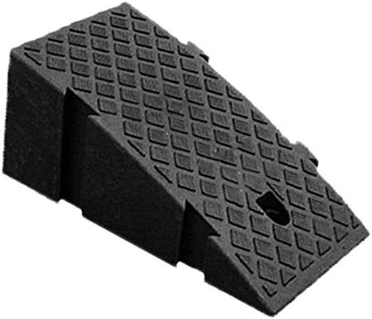 myonly Juego de rampa de umbral de plástico portátil, Ligera, Resistente, para Coche, Bicicleta, Motocicleta con 16 cm de Altura