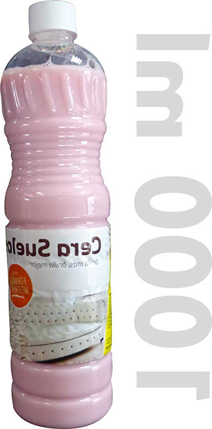 IQG Cera Suelos ABRILLANTADOR, limpeza de Suelos, Mantiene Las Superficies limpias, protegidas y nutridas. Ideal para Suelos laminados, parquet, Madera, marmol, Granito y terrazo. (1 L)