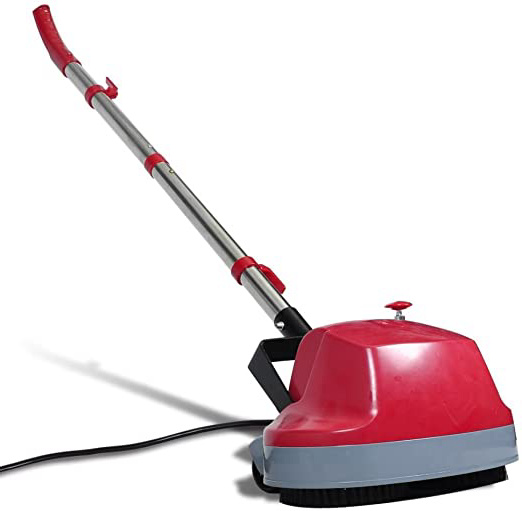 vidaXL 250471 - 5 en 1 doble cabeza Fregadora & Pulidora de Suelo, rojo