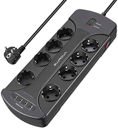 AUOPLUS Regleta de Enchufe Multiple