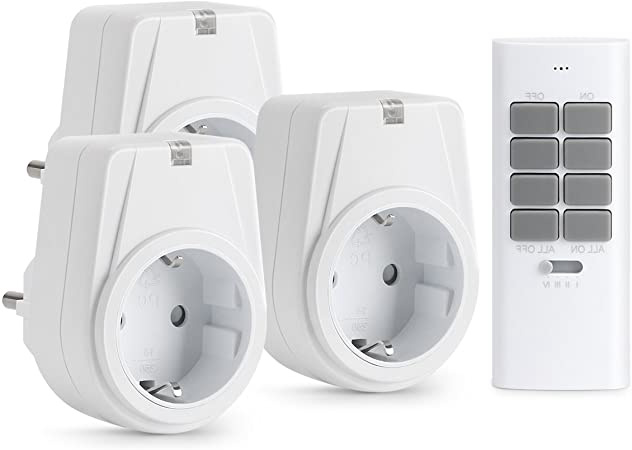 Lunvon Enchufes Inalámbricos Inteligentes 1000W