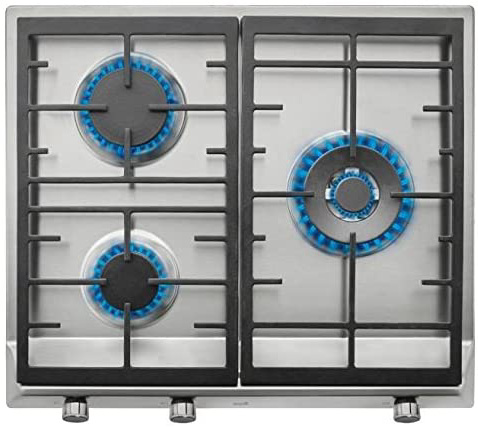 Teka EX 60 1 3G AI AL DR BUT Integrado Encimera de gas Acero inoxidable - Placa (Integrado, Encimera de gas, Hierro fundido, Acero inoxidable, hierro fundido, 1100 W)