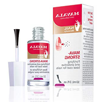 Mavala Mava-Strong Endurecedor de Uñas para Fortalecer Uñas Quebradizas o Rotas | Base Protectora para las Uñas Blandas,10 ml