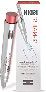 ISDIN SI-NAILS Fortalecedor con ácido hialurónico para uñas débiles y dañadas, hidrata también las cutículas, Acabado Invisible, 1 x 2.5 ml