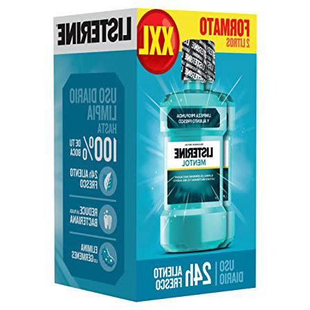 Listerine - Enjuague Bucal Mentol, 1000x2 ml