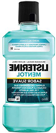 Listerine - Enjuague Bucal Mentol Sabor Suave, 500 ml
