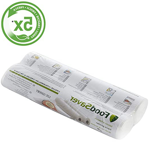 FoodSaver FSR2802 Rollos de Envasado al Vacío FoodSaver, 2 Rollos de 5.5 Metros