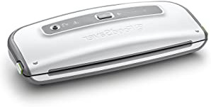 Foodsaver FFS014X-01 Envasadora al vacío, 140 W, Acero Inoxidable, Blanco