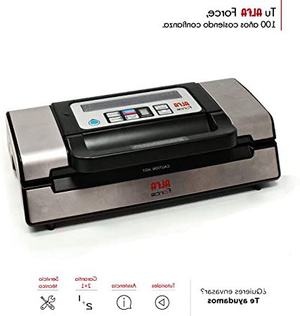 Alfa Force Máquina Envasadora de Altas Prestaciones para Conservación Intensiva, Acero Inoxidable, Plata