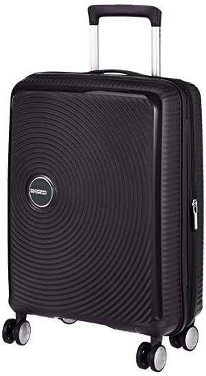 American Tourister Soundbox Spinner Equipaje de mano S (55 cm 41 L), Negro (Bass Black)