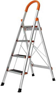 soges Escalera de aluminio plegable