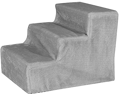 Dibea Escalera para Mascotas, Escalera para Gatos, Escalera para Perros, Color Gris Claro 1 Unidad 3700 g