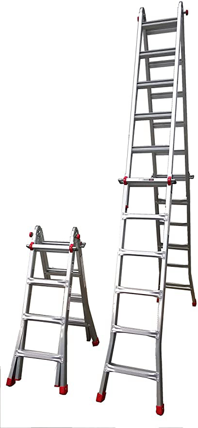ESCALERA DE ALUMINIO TELESCÓPICA 4X4 v2.0 - MODELO AADC4