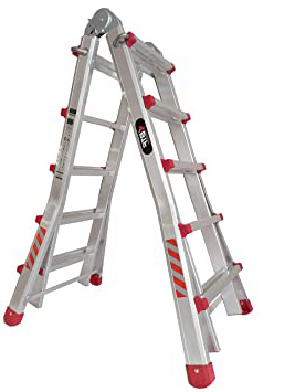 Escalera Articulada Telescópica Plegable 5+4