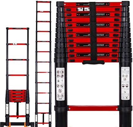 Fitprobo Escalera telescópica de 3,8