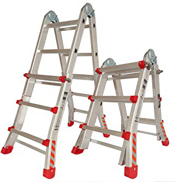 BTF Escalera Articulada Telescópica Plegable