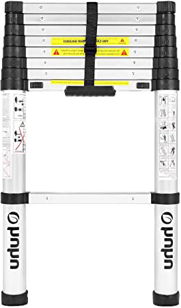 Ohuhu Escalera telescópica de 2,6M,