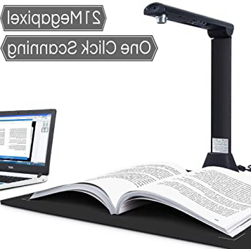 Cámara de Documentos Bamboosang X9, Escáner de Libros de Alta Definición de 21 Megapíxeles, Tecnología Flat-Flatten & Deskew, Tamaño de Captura A3, OCR Inteligente en Varios Idiomas, SDK y Twain
