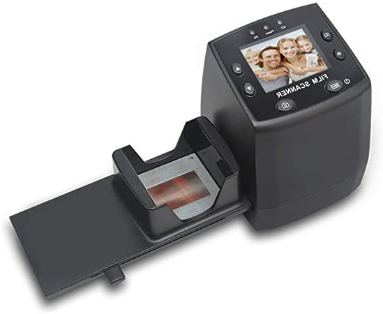 DIGITNOW! Escáner de película para 35mm negativos y diapositivas , Digitalizador de alta resolución de 5MP, Convertidor No se requiere PC y software
