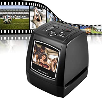 DIGITNOW! Escáner de película para 35mm Negativos y Diapositivas, Escáner de Alta resolución con 2,4" LCD, Convertidor No se Requiere PC y Software