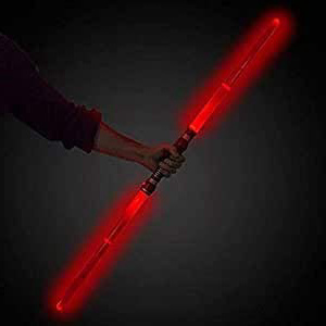 Espada láser con luz roja Larga Emite Sonido Color Rojo Brillante Tamaño Grande 108 cm. Adultos y niños