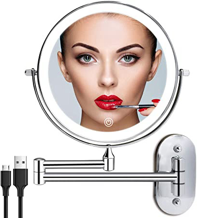 FUNTOUCH Recargable Espejo Maquillaje con