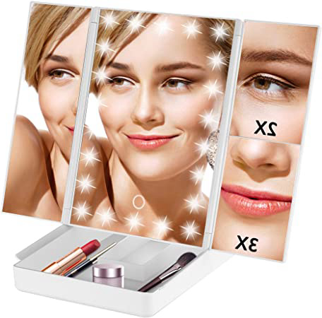 TRUSTLIFE Espejo de Maquillaje Plegable