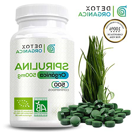 Espirulina Ecologica Comprimidos Orgánica - 500 x 500 mg | Espirulina Pastillas BIO Vegano - Saciante | Alga Espirulina Comprimidos - Rica En Proteínas+Vitaminas+Minerales - Proteina Vegana de D.O.