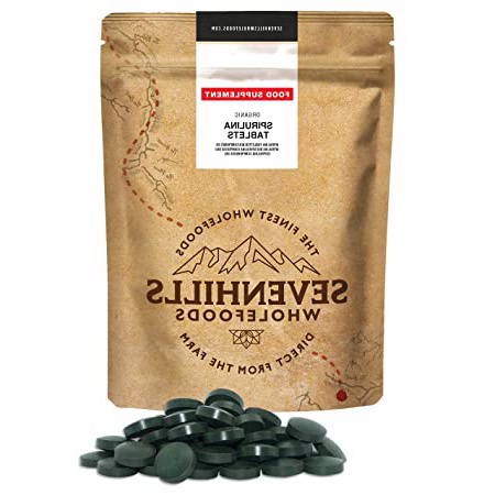 Sevenhills Wholefoods Espirulina Comprimidos Orgánico 250g (500 x 500mg)