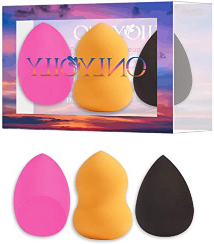 Esponja Maquillaje, Onlyoily Esponjas para Maquillaje Facial de Belleza (3 Piezas Esponja De Maquillaje)(03)