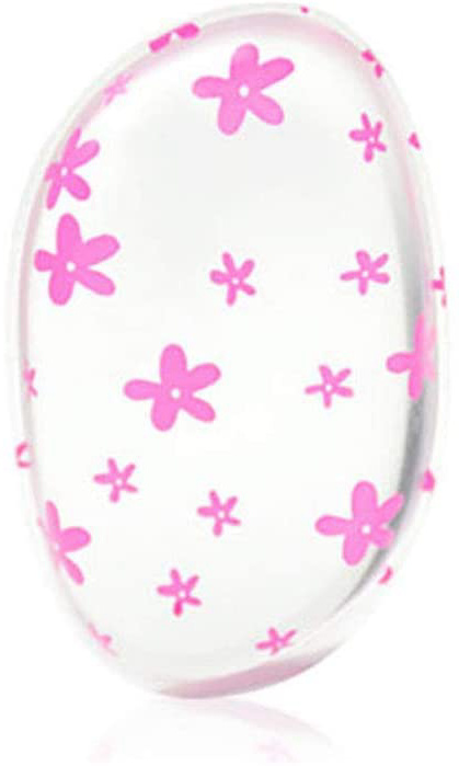 Silicona Maquillaje cosmético Puff Esponja silicona maquillaje Silicone Blender Esponja de Maquillaje de Silicona Original higiénico Silicone makeup Sponge Flor rosa cuadrada 1 PC