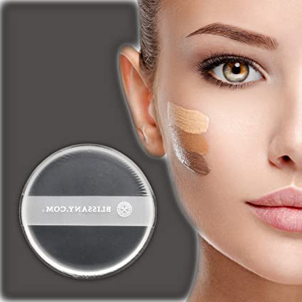 Esponja de maquillaje de silicona con una correa de sujeción práctica para la aplicación de maquillaje fácil | De BLISSANY